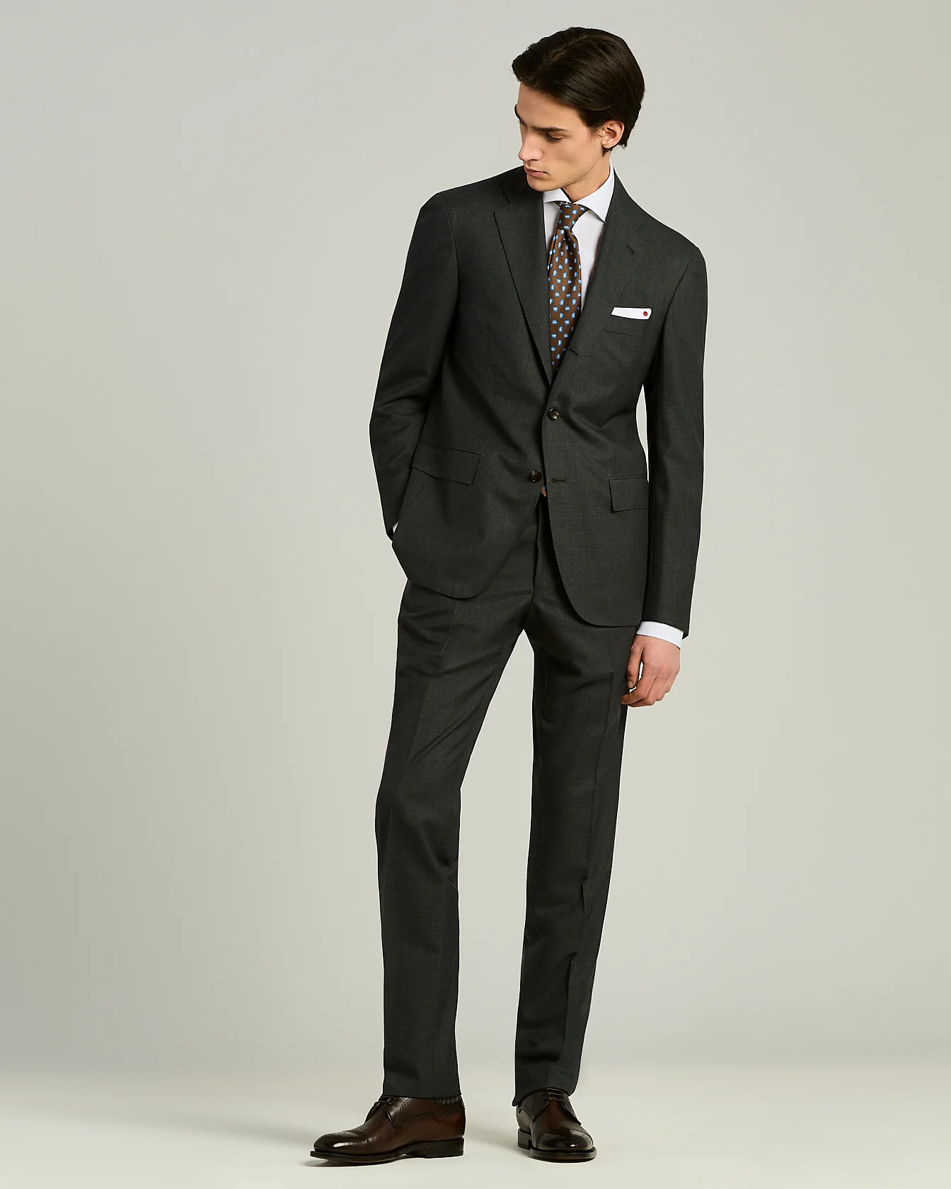 PATTERNED SILK TIE - Image 5