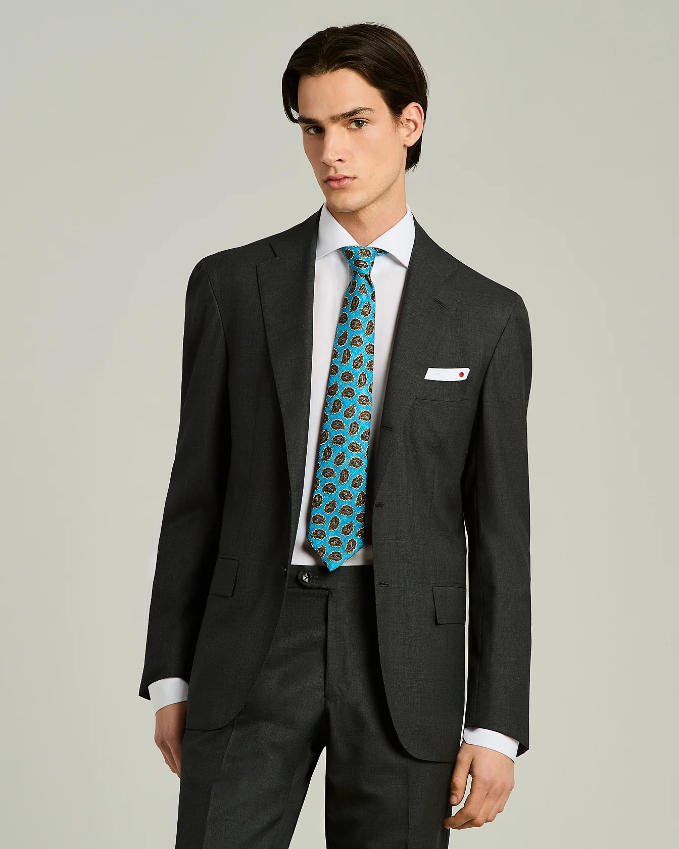 PATTERNED SILK TIE - Image 4