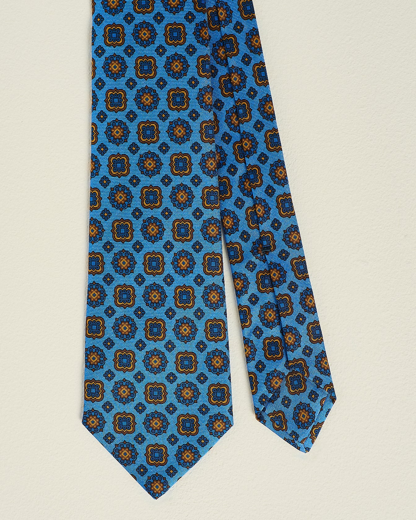 PATTERNED SILK TIE - Image 2