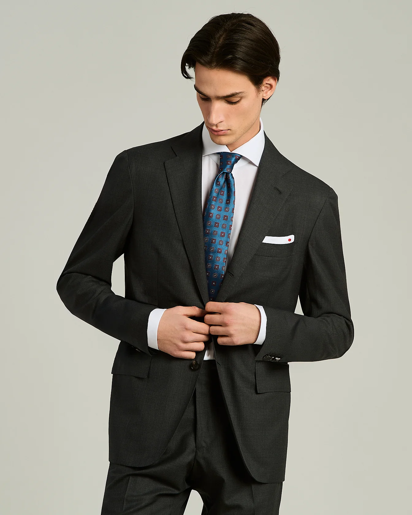 PATTERNED SILK TIE - Image 4