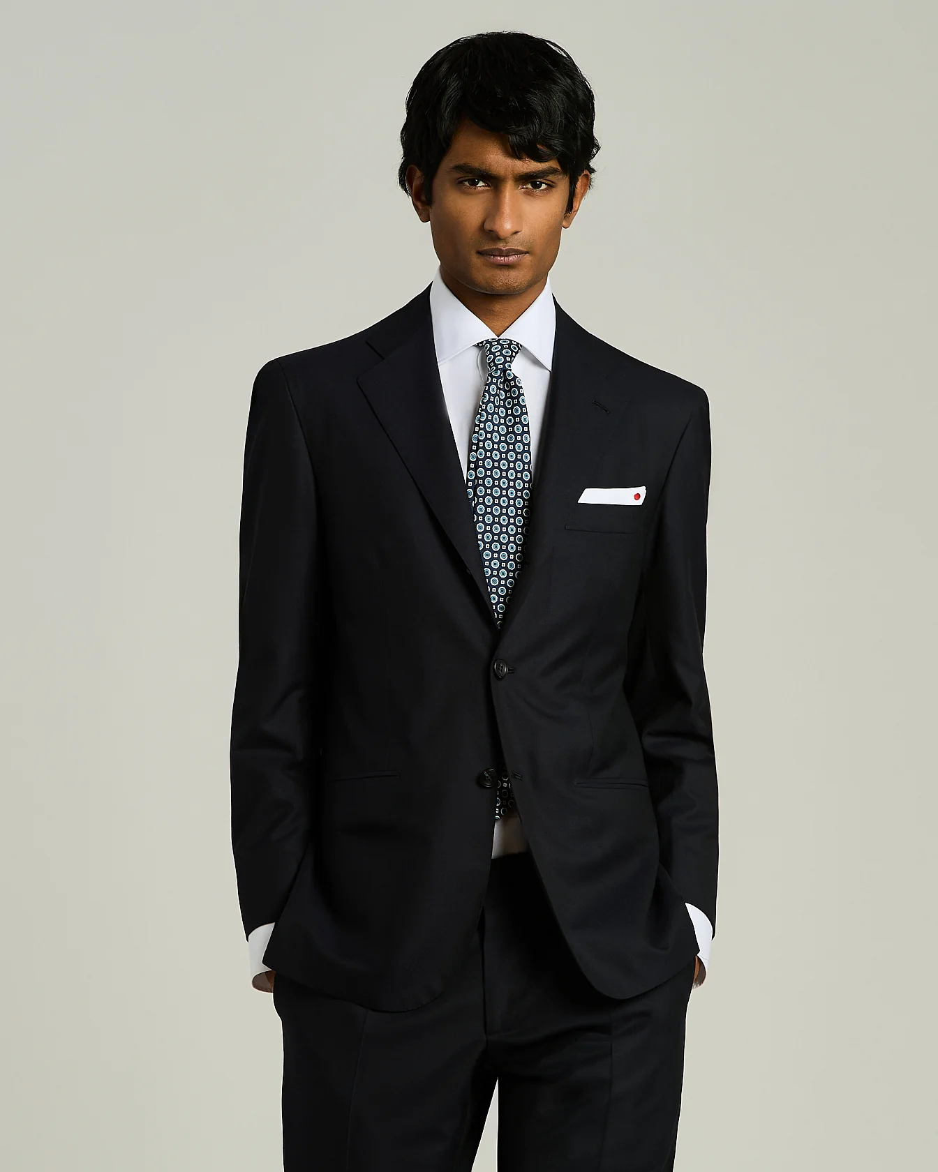 PATTERNED SILK TIE - Image 4