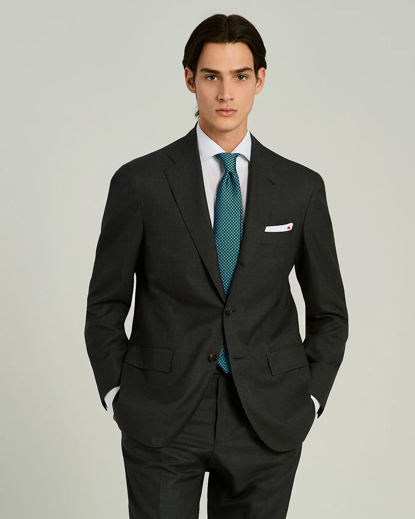 PATTERNED SILK TIE - Image 4