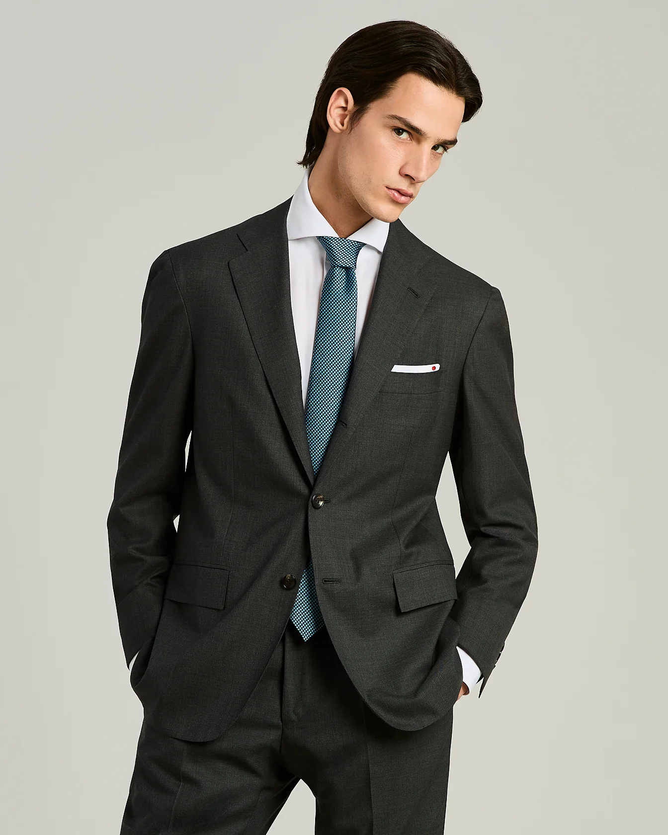 PATTERNED SILK TIE - Image 4
