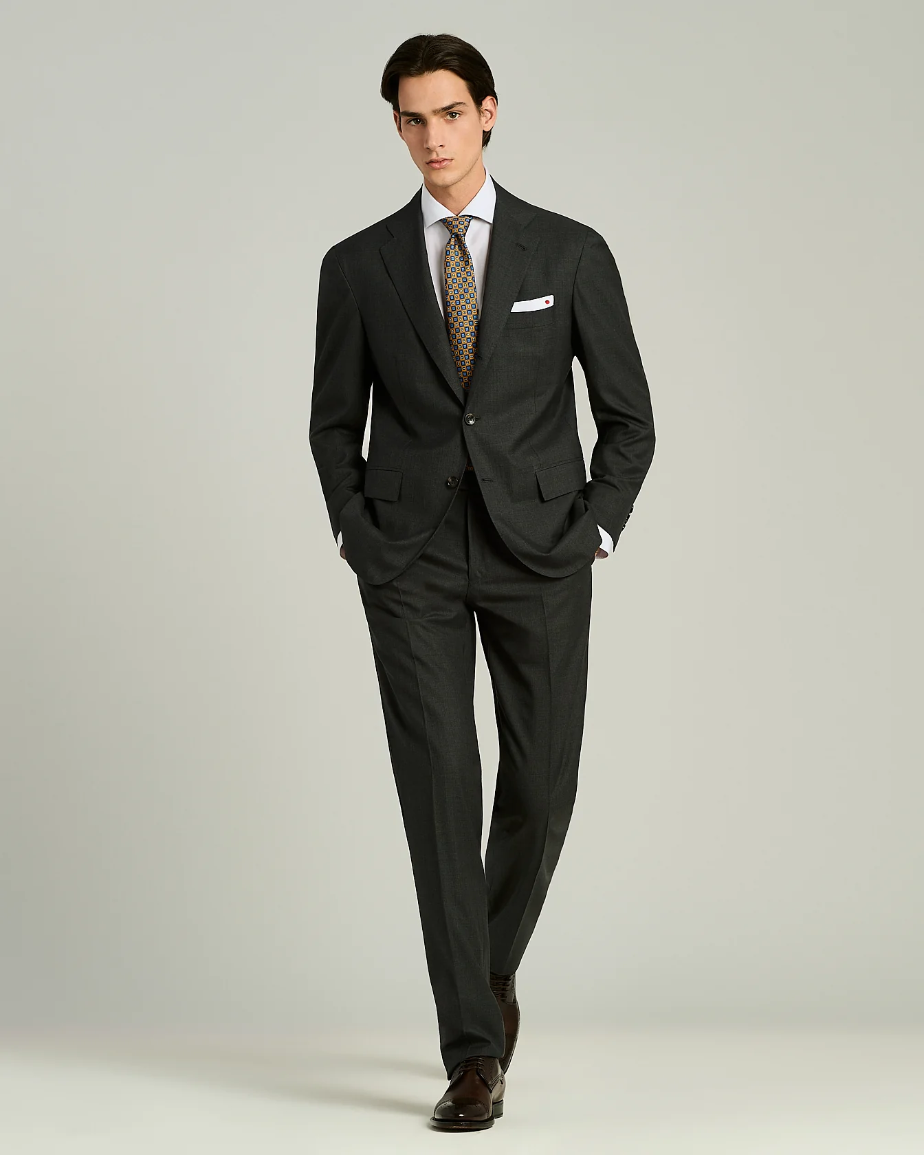 PATTERNED SILK TIE - Image 5