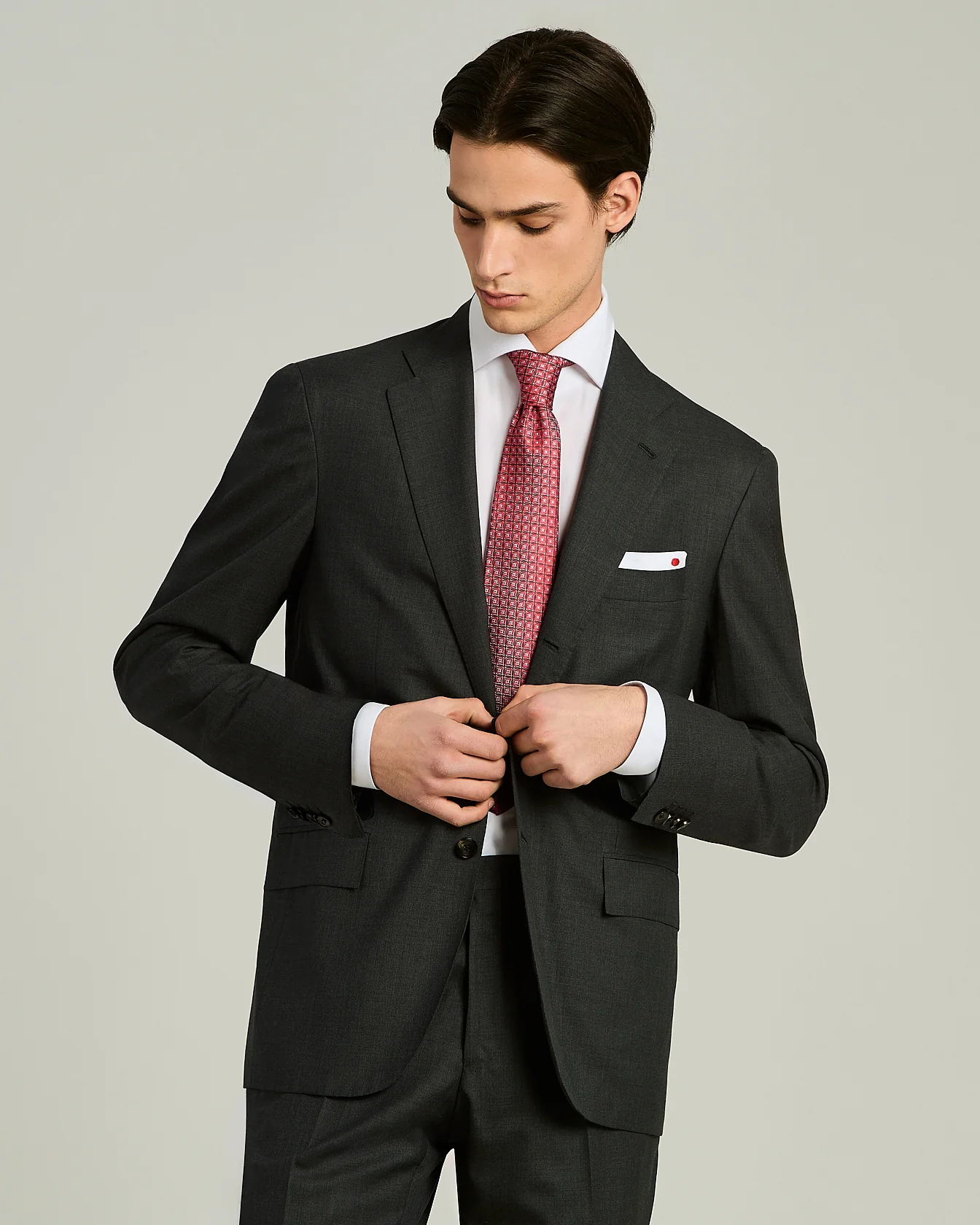 PATTERNED SILK TIE - Image 4