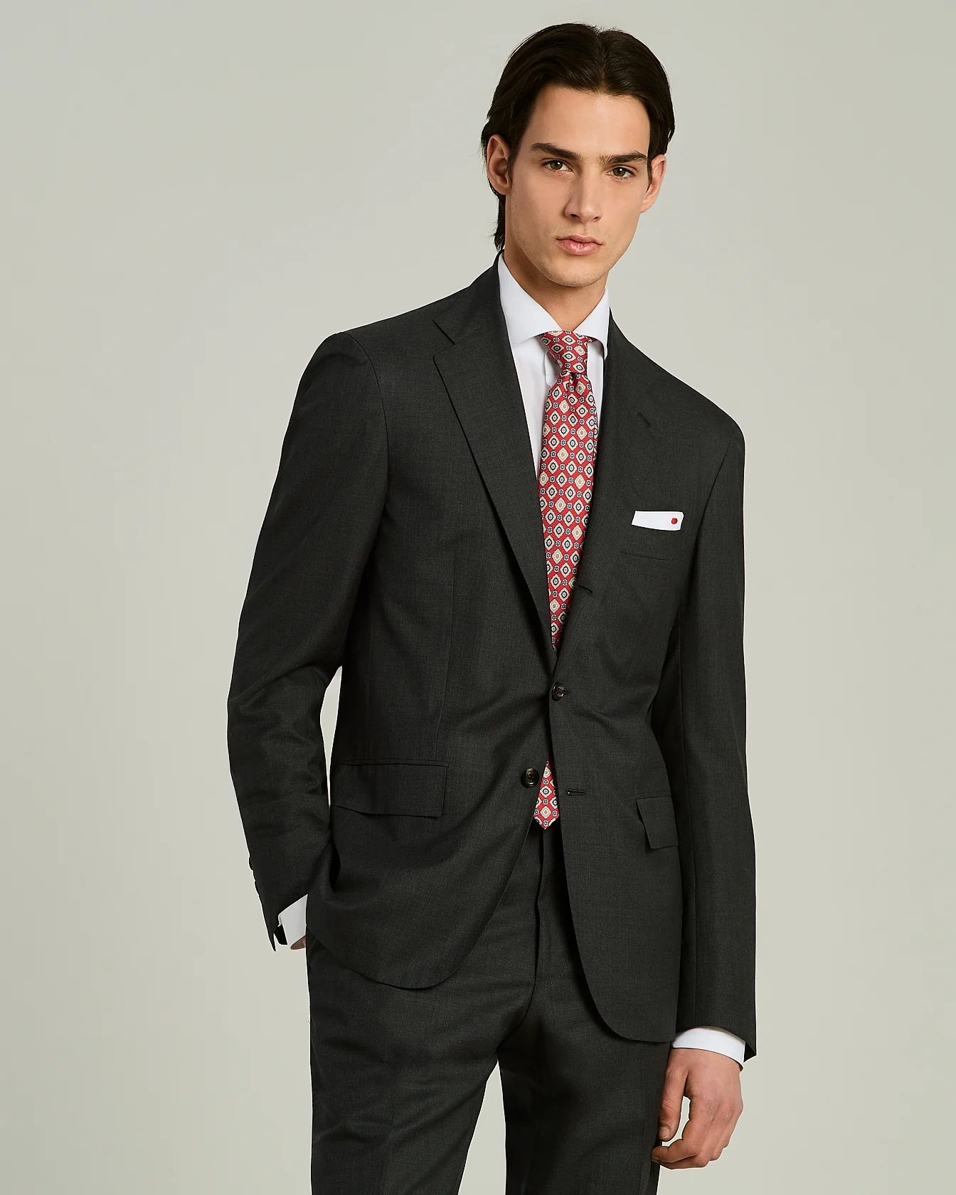 PATTERNED SILK TIE - Image 4
