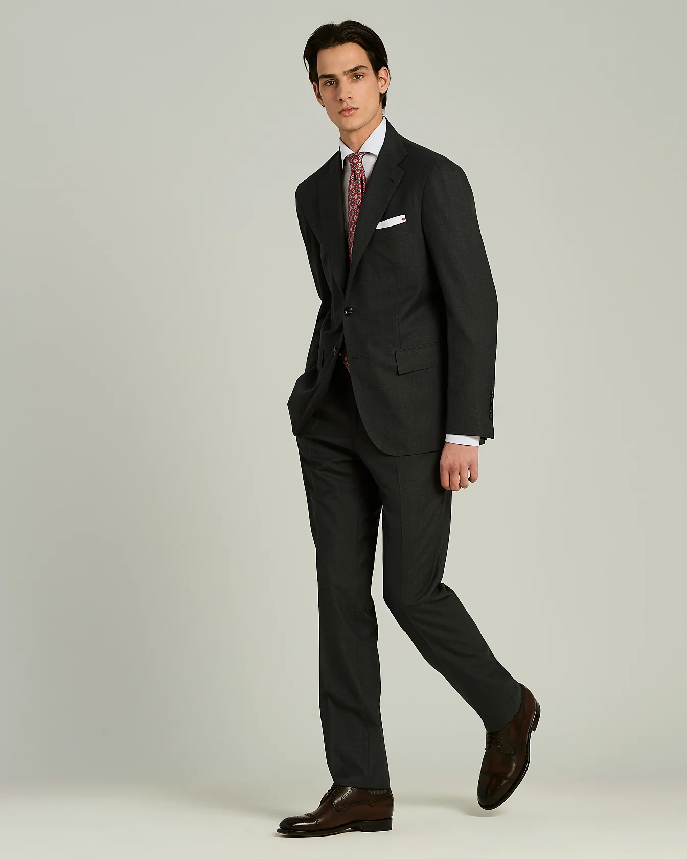 PATTERNED SILK TIE - Image 5