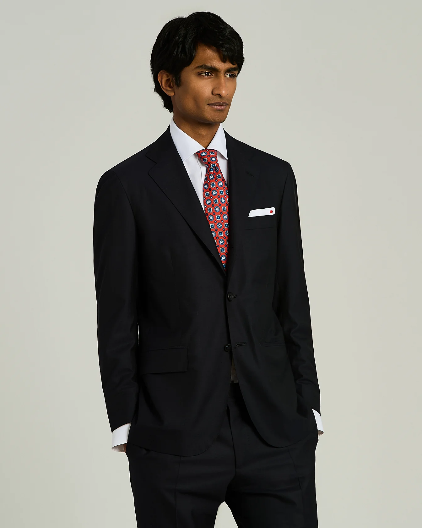 PATTERNED SILK TIE - Image 4