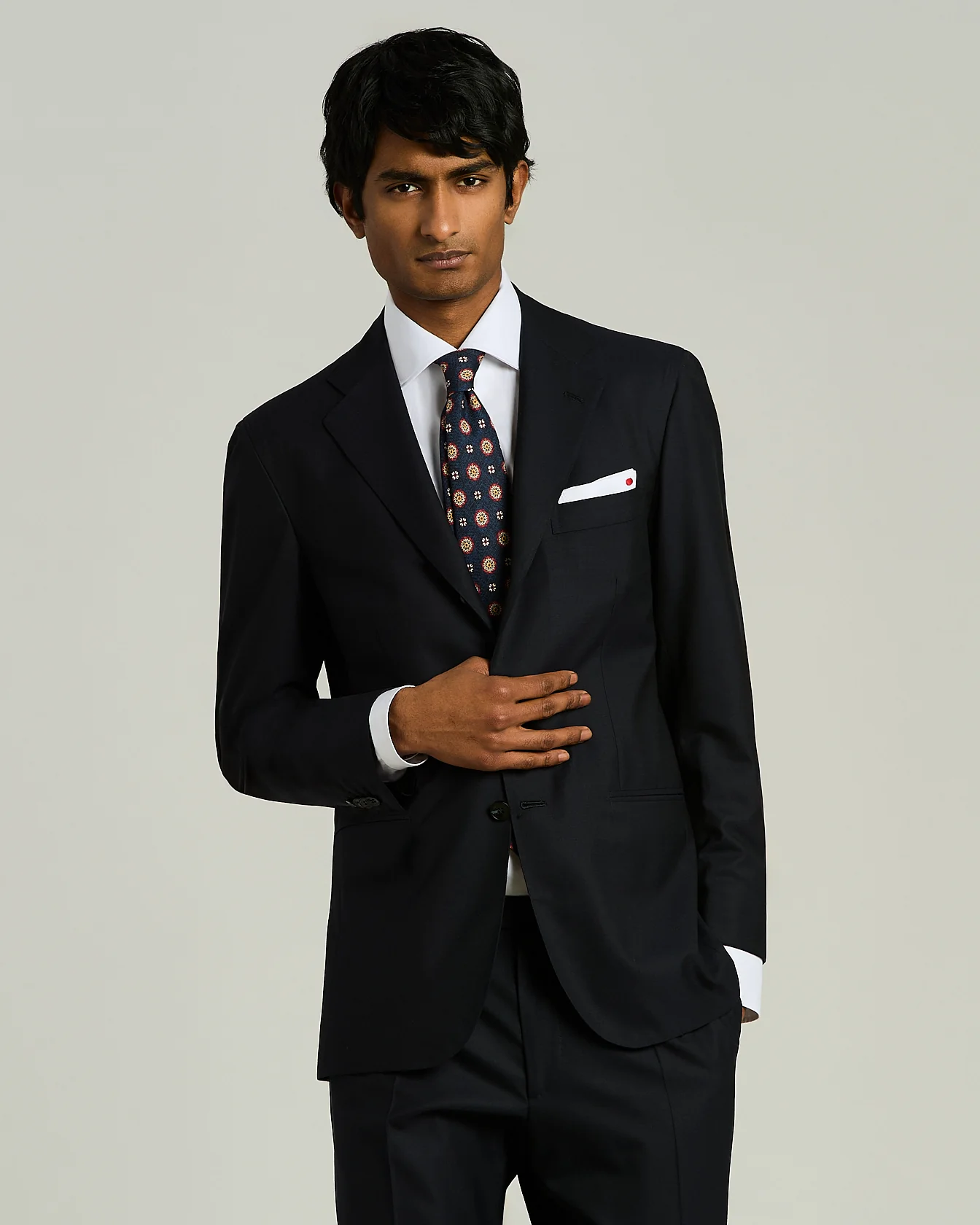 PATTERNED SILK TIE - Image 4
