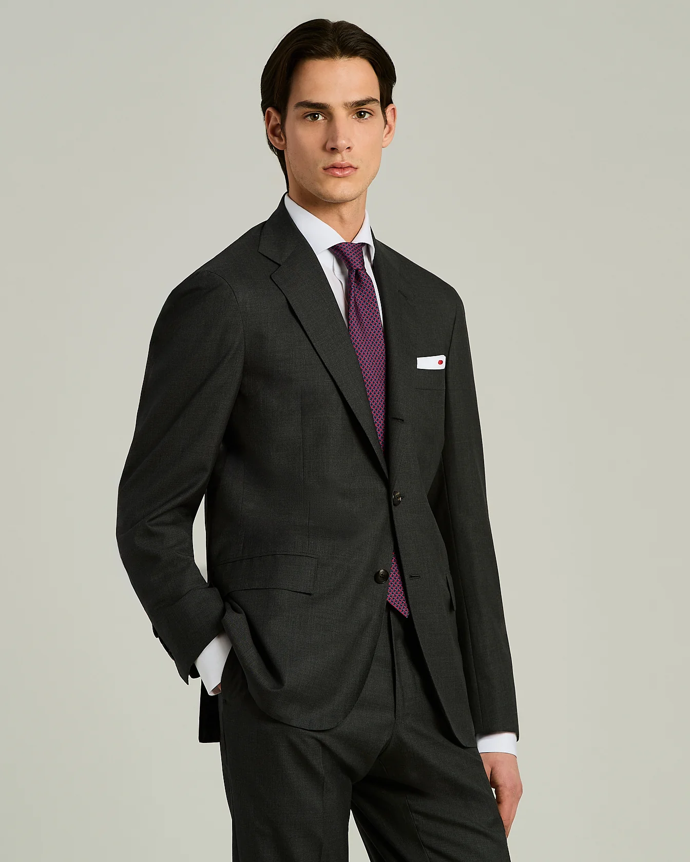 PATTERNED SILK TIE - Image 4