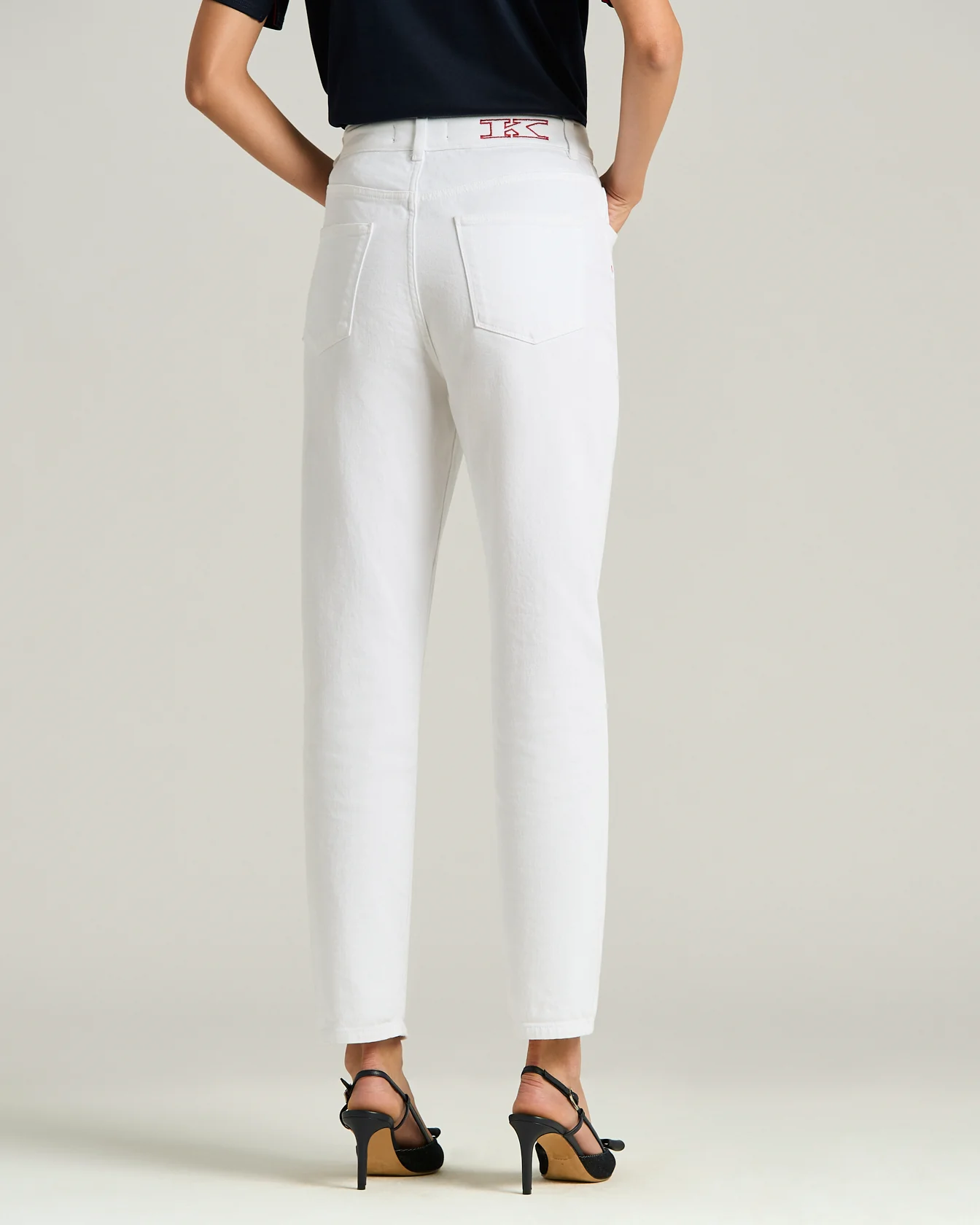 SLIM DENIM TROUSERS - Image 3