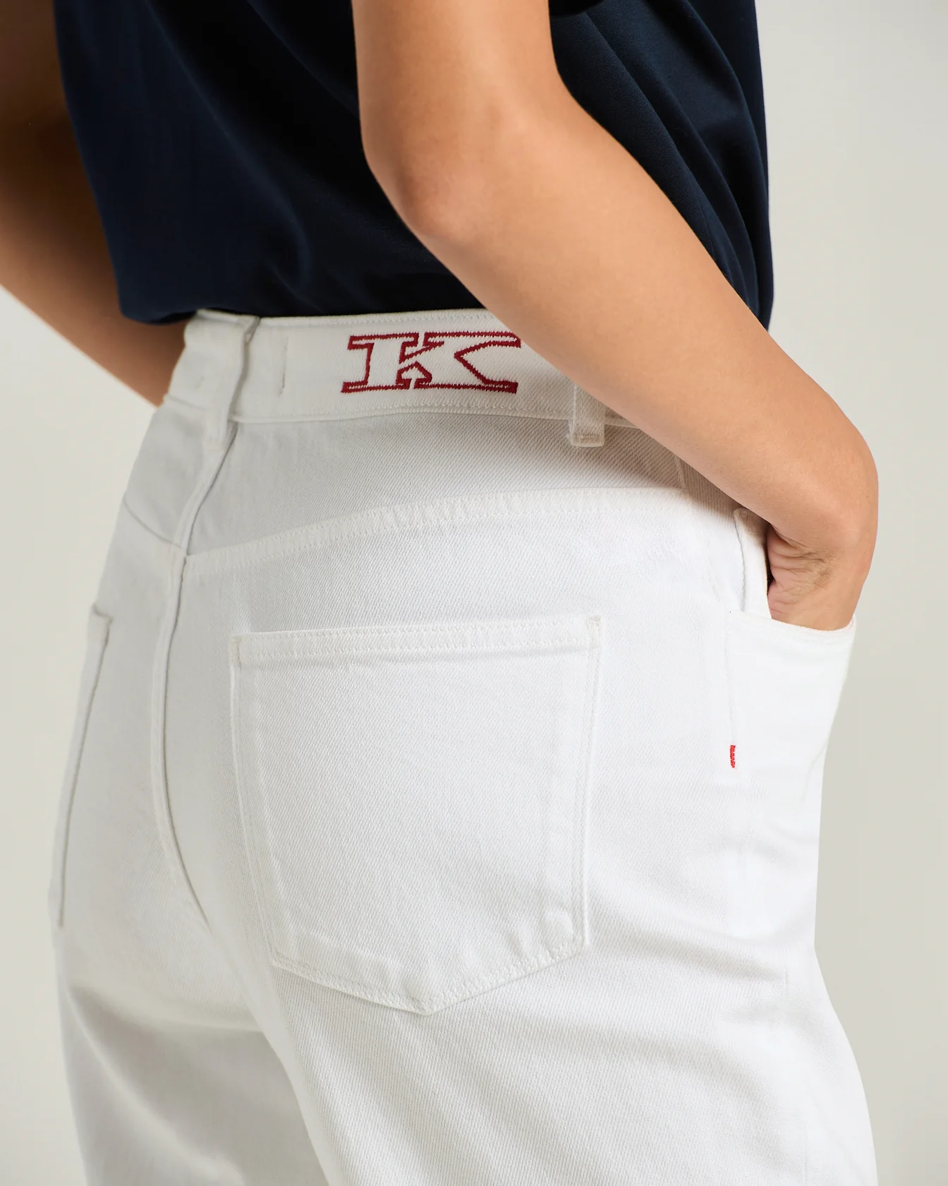 SLIM DENIM TROUSERS - Image 4