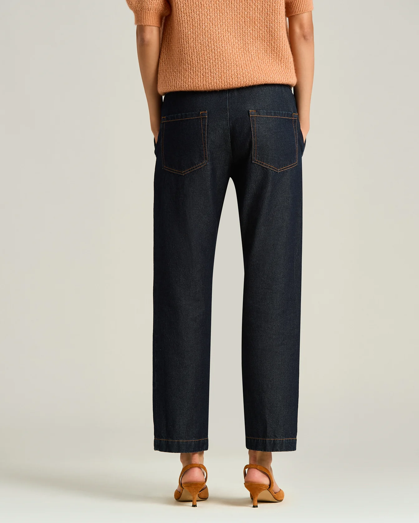 SOFT-WAISTED COTTON AND LINEN TROUSERS - Image 3