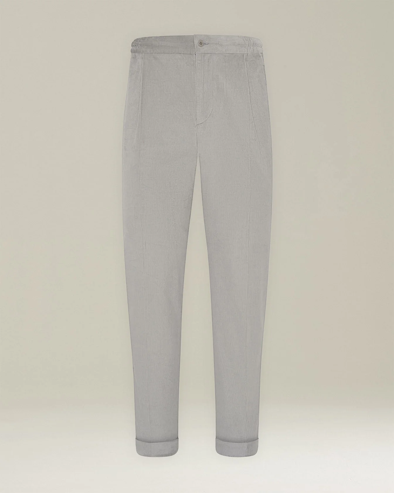 COTTON AND WOOL COMFORT TROUSERS