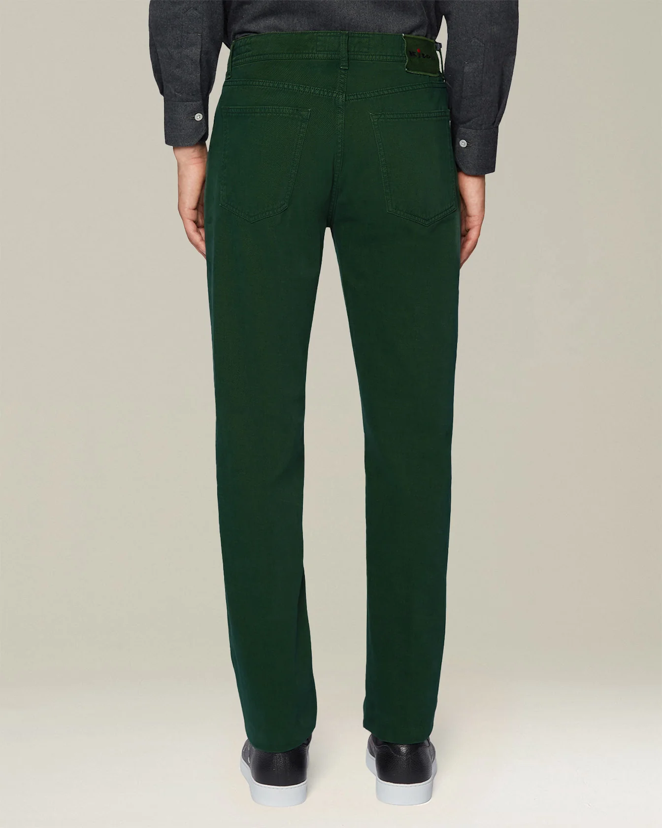 DENIM AND CASHMERE TAILORED JEANS - Image 3