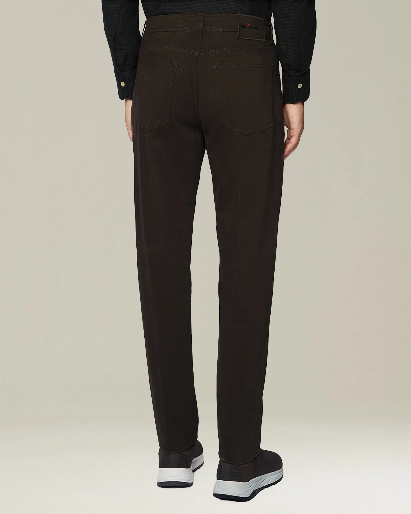 DENIM AND CASHMERE TAILORED JEANS - Image 3