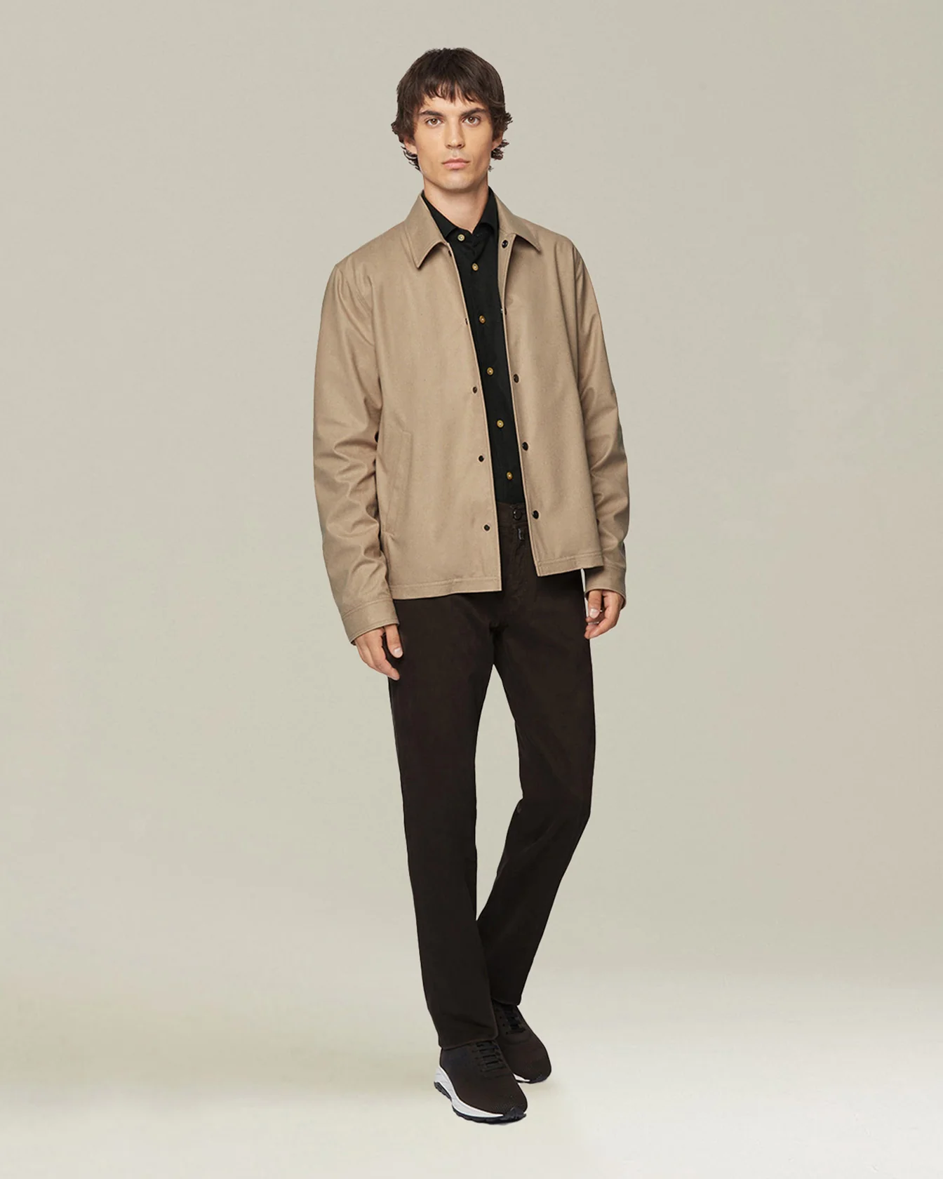 DENIM AND CASHMERE TAILORED JEANS - Image 5