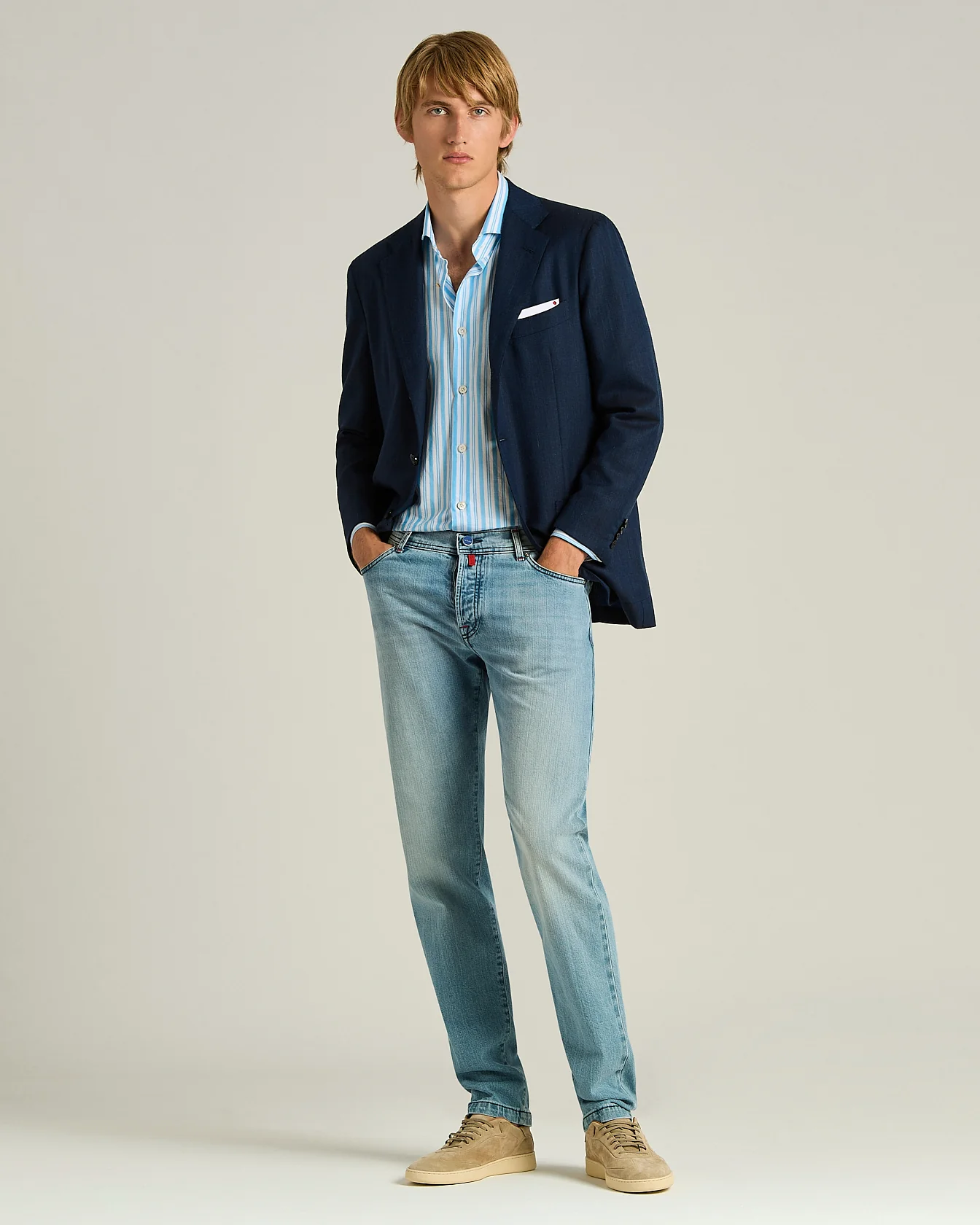 KURABO DENIM TAILORED JEANS - Image 5
