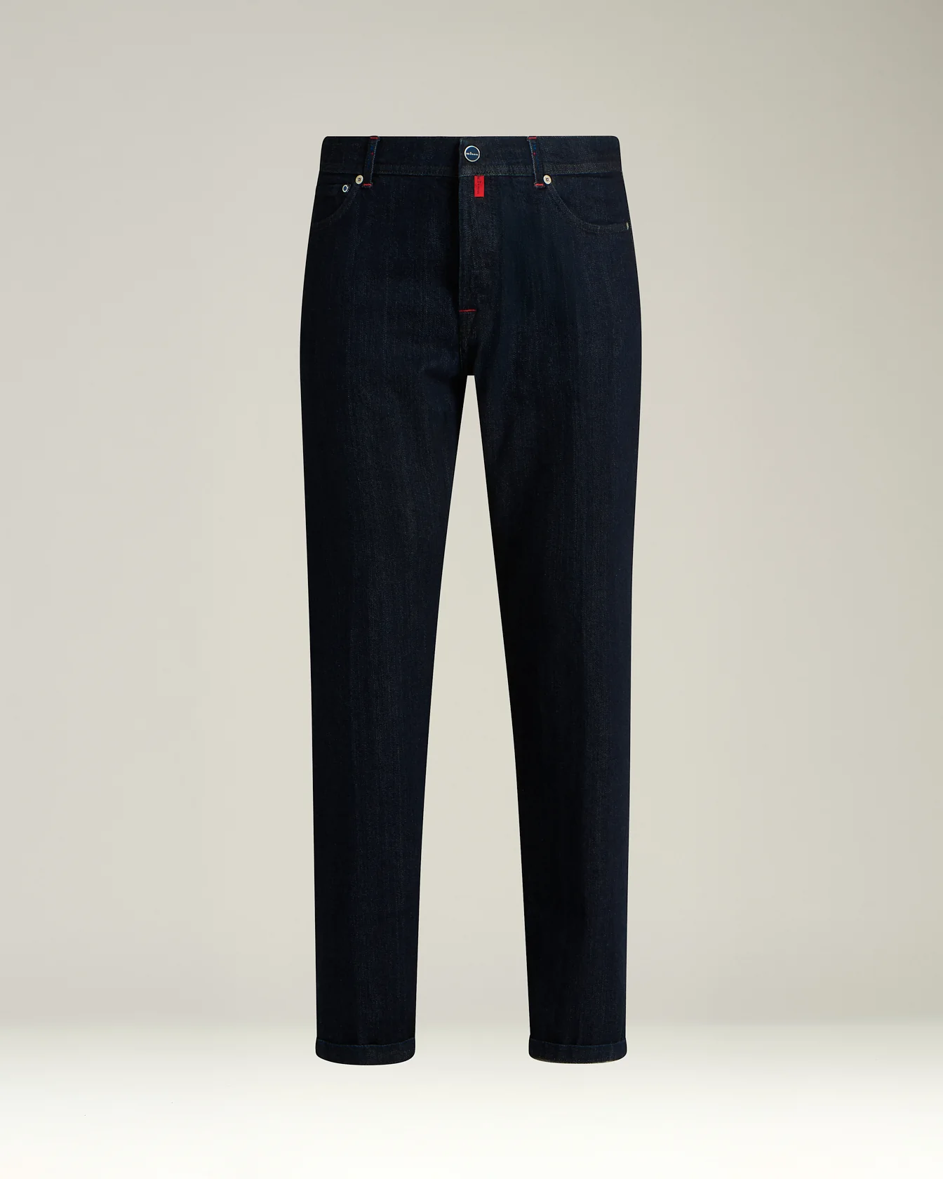 5-POCKET JEANS IN STRETCH COTTON DENIM DARK BLUE