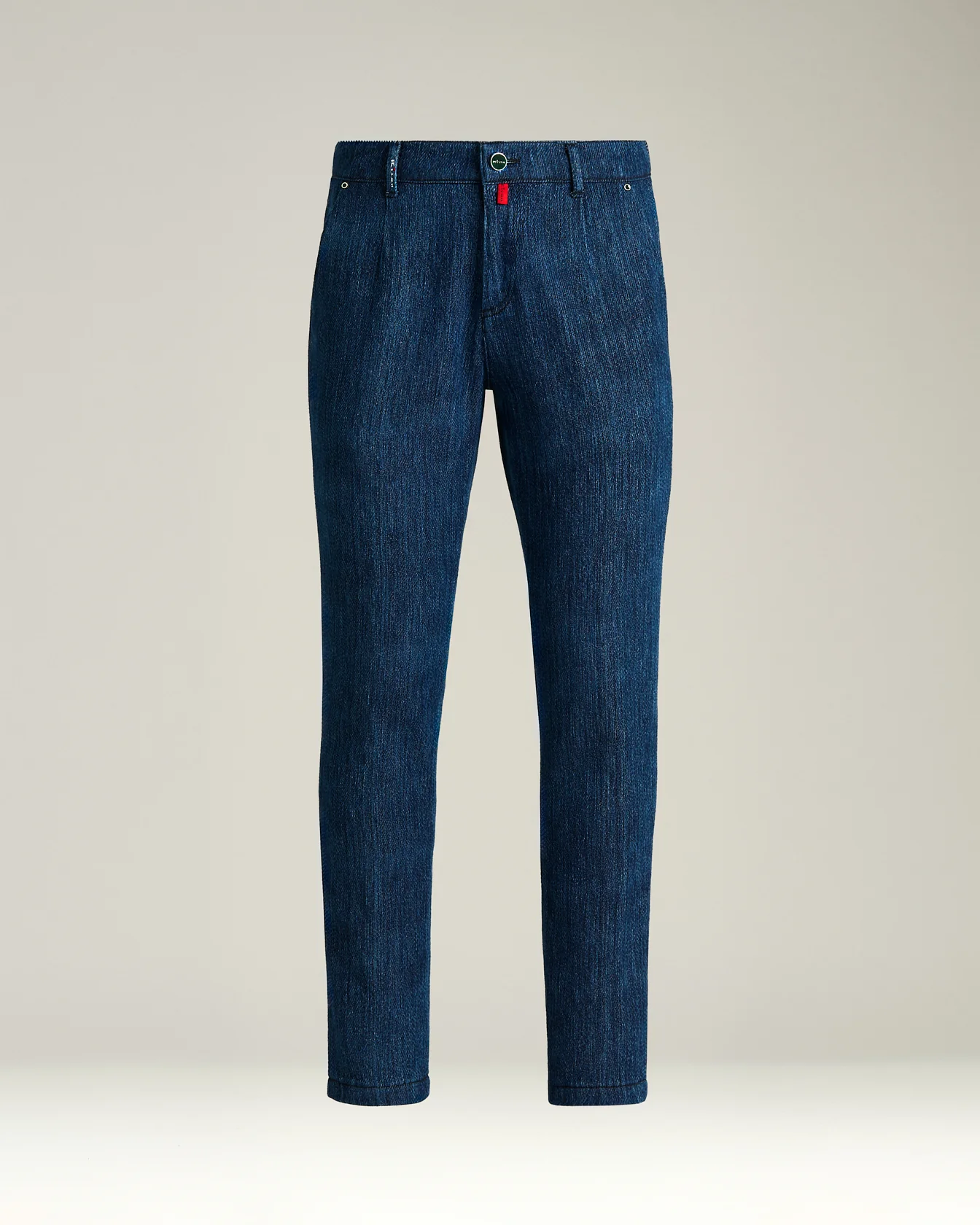 DENIM TROUSERS IN STRETCH COTTON
