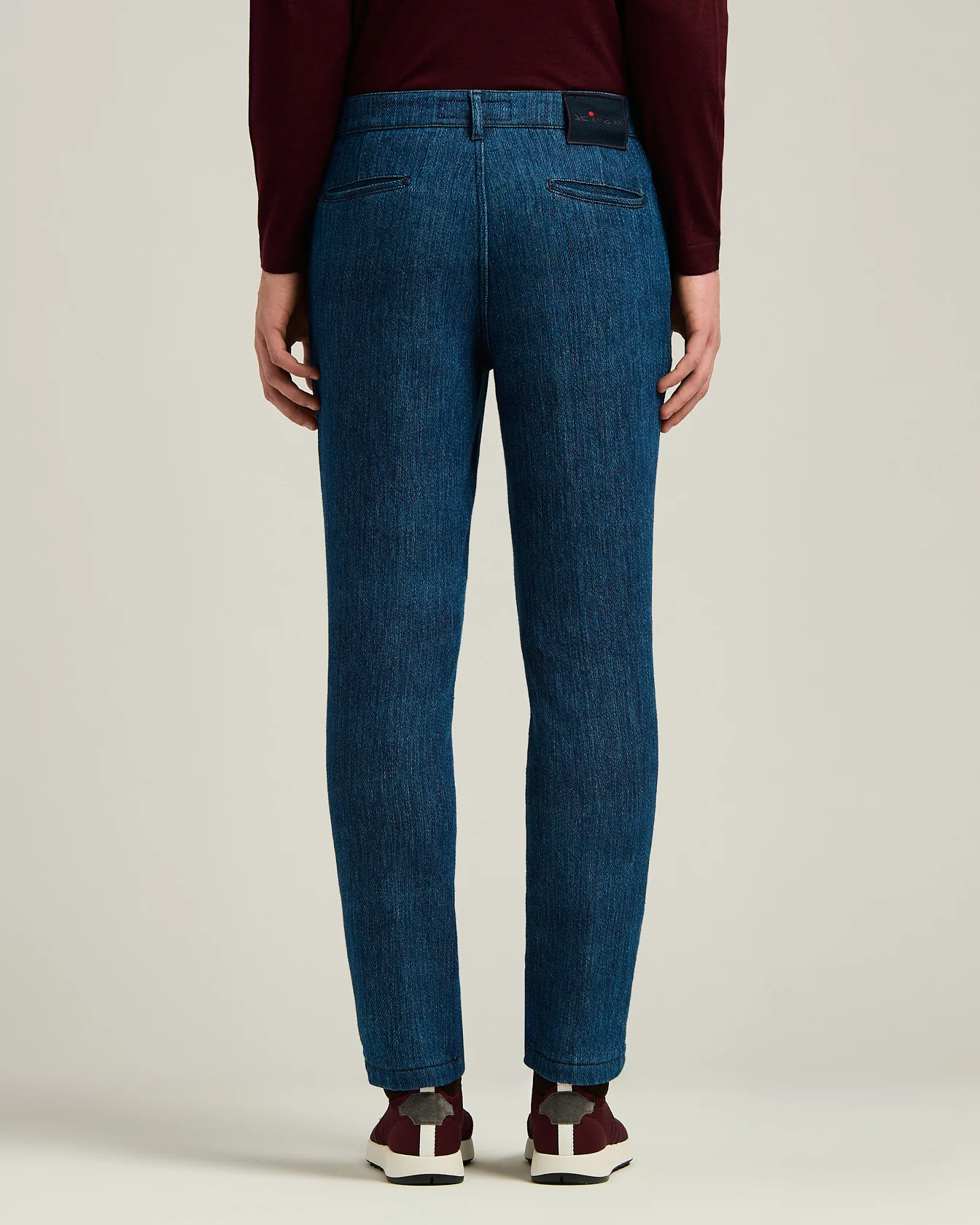 DENIM TROUSERS IN STRETCH COTTON - Image 3