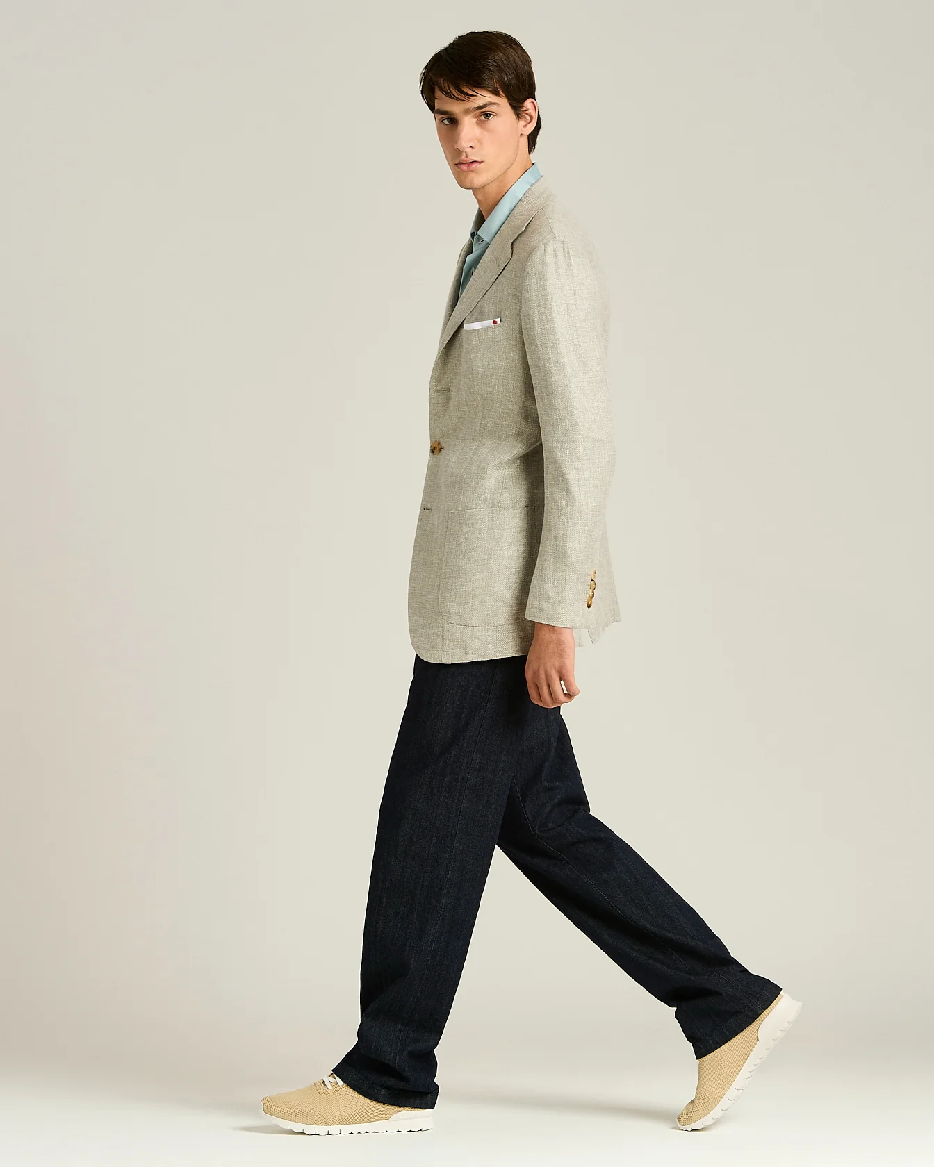 STRETCH COTTON TROUSERS - Image 5