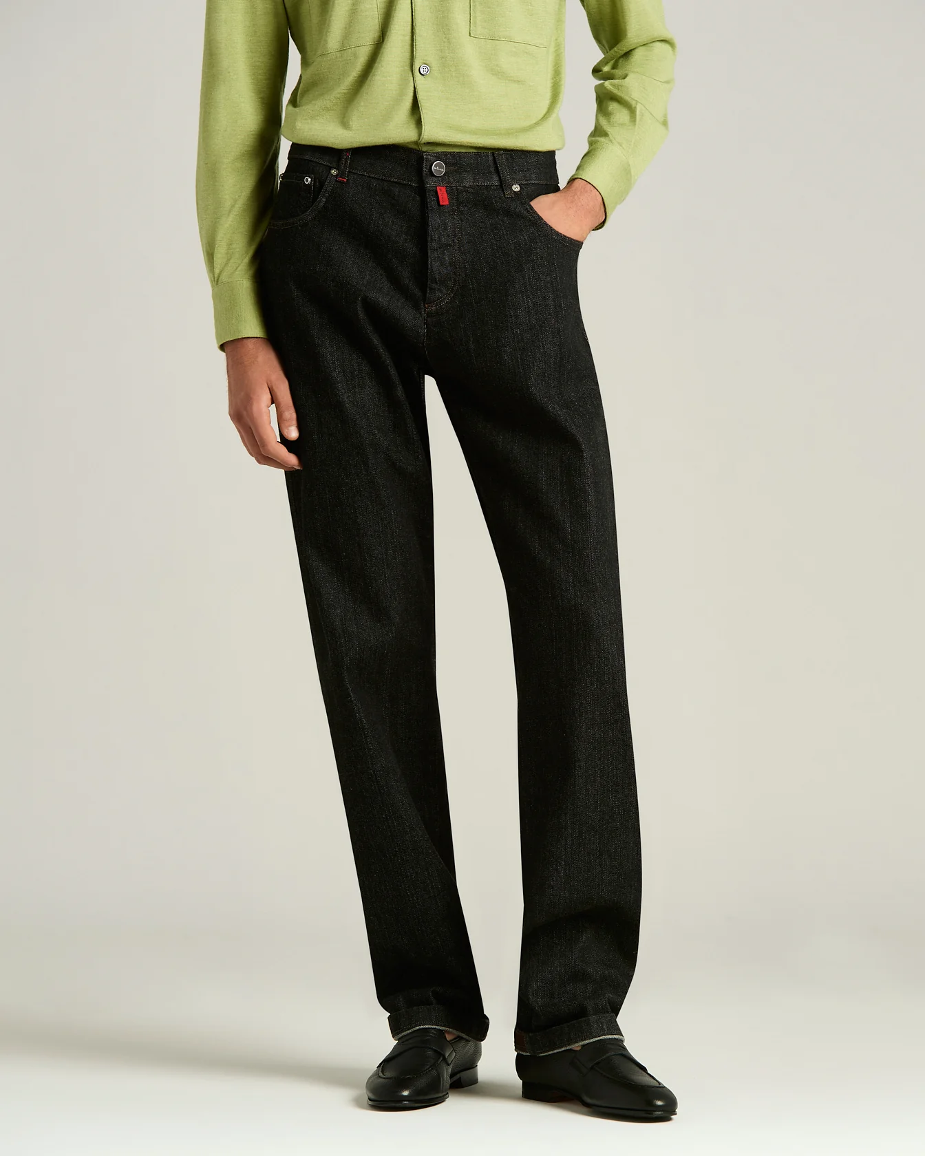 STRETCH COTTON TROUSERS - Image 2