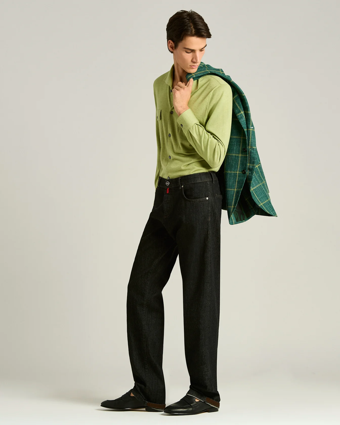 STRETCH COTTON TROUSERS - Image 5