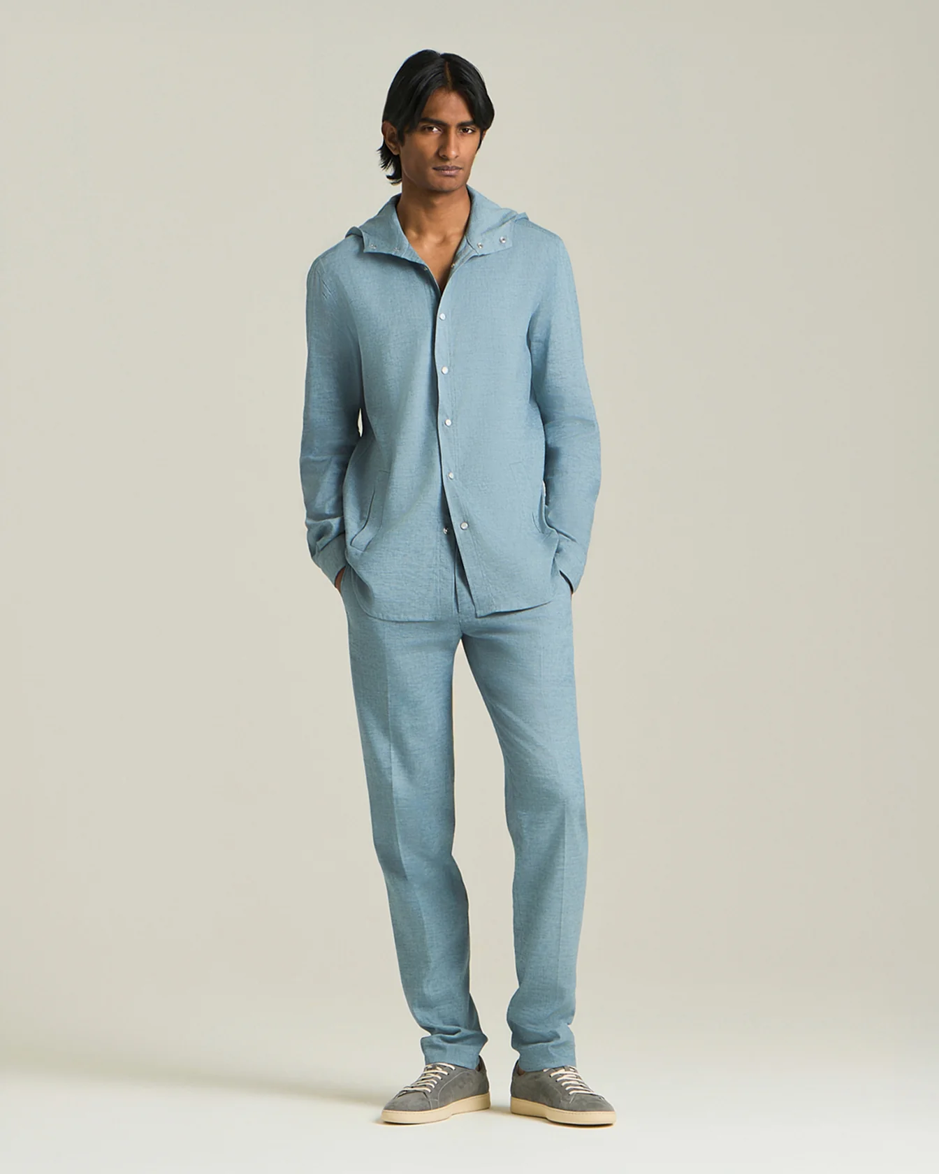 COMFORT LINEN BLEND TROUSERS - Image 4