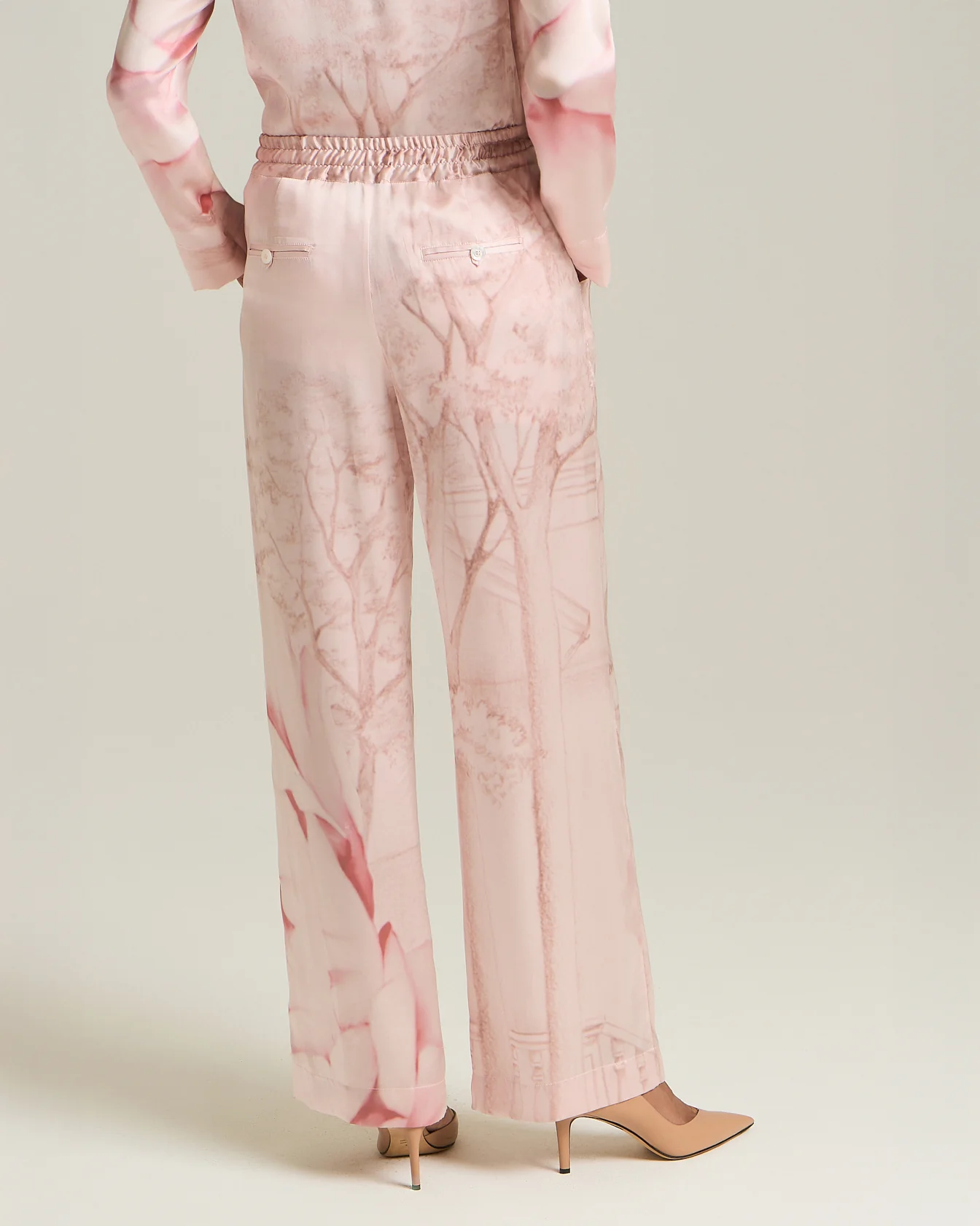 PRINTED SILK TROUSERS - Image 3