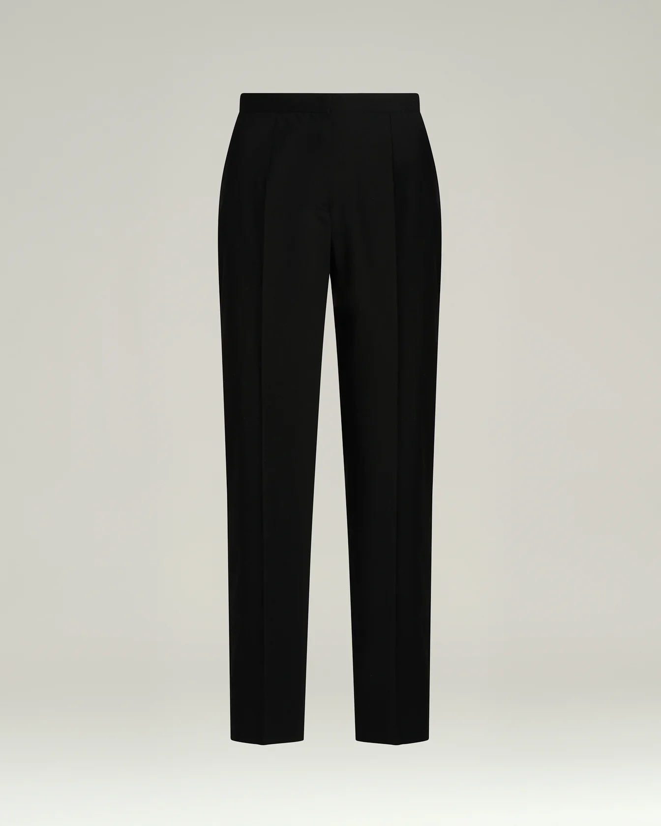 TAILORED WOOL TROUSERS BLACK