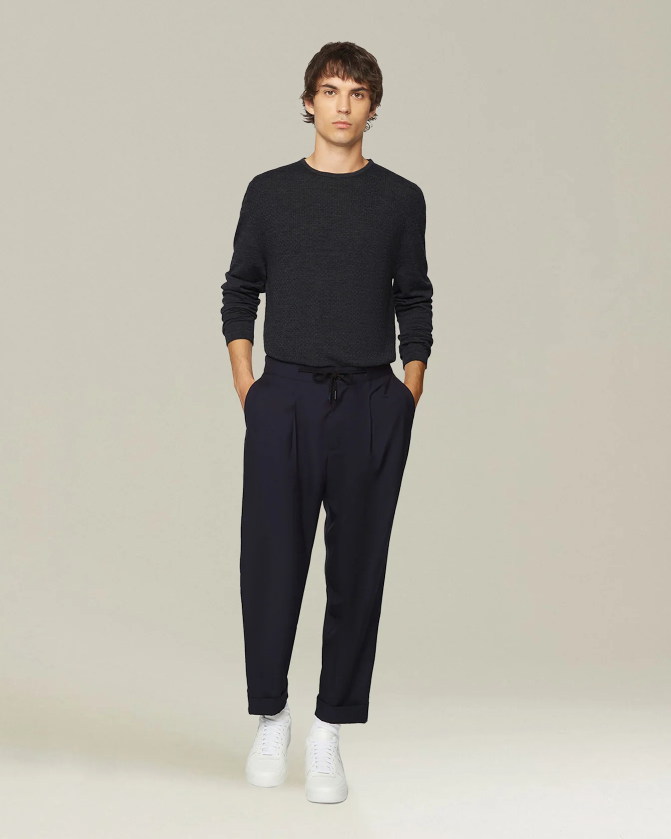 WOOL RELAXED TROUSERS - Image 5