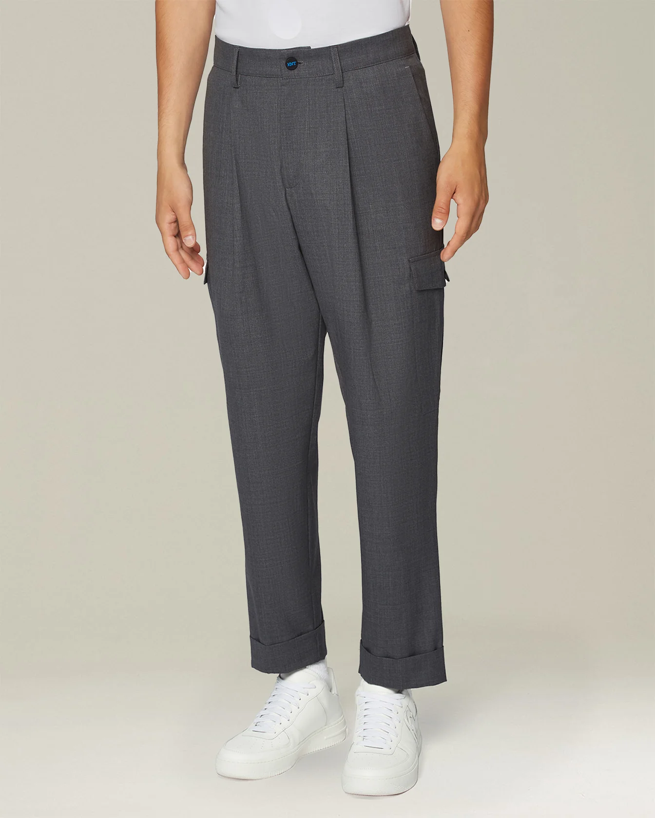 WOOL CARGO TROUSERS - Image 2