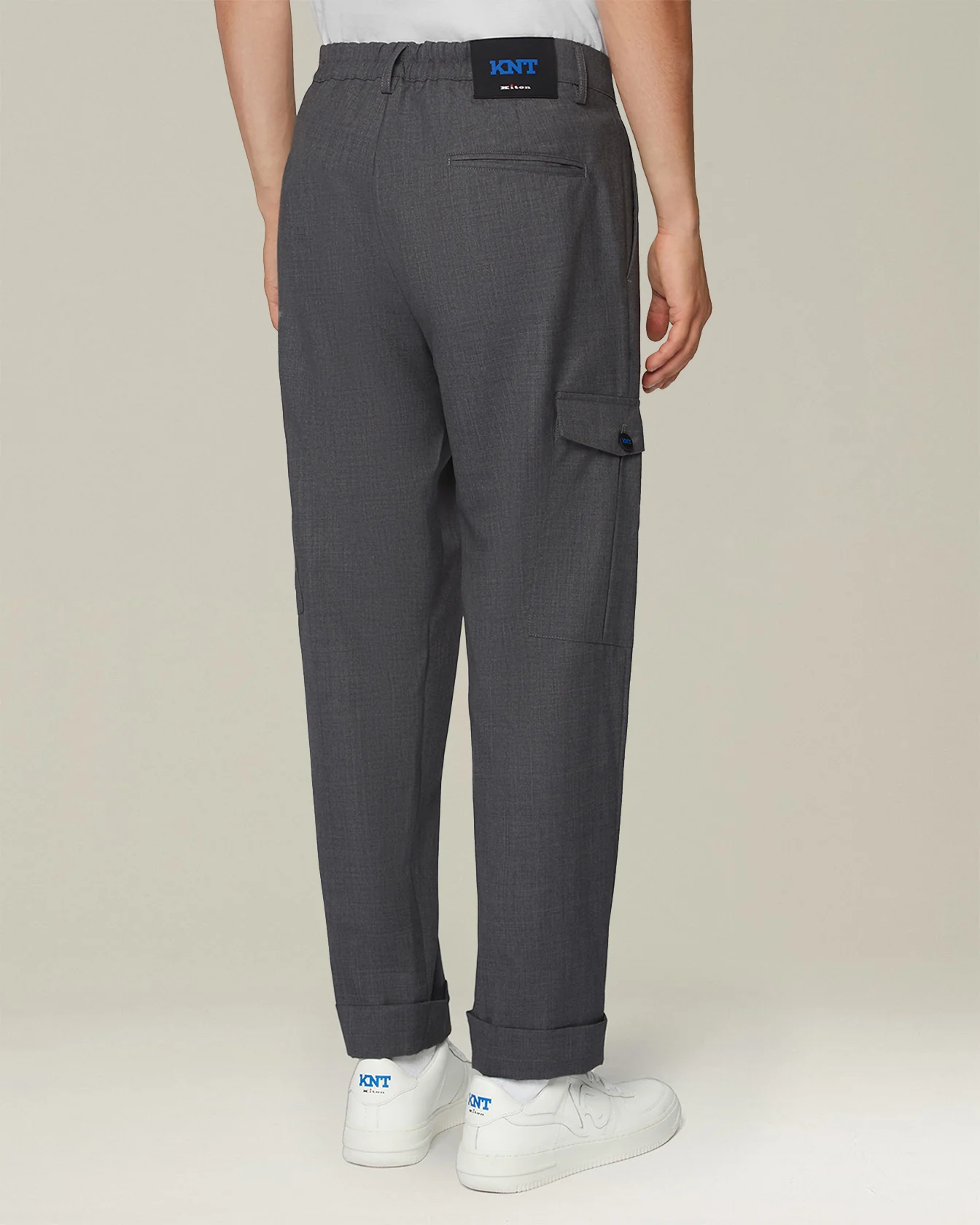 WOOL CARGO TROUSERS - Image 3